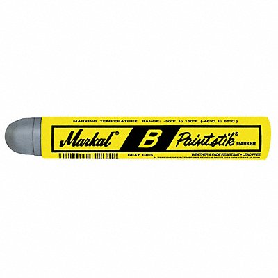 MARKAL 80230 H7745 Paint Marker 11/16 in Grey PK12