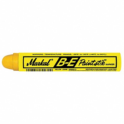 MARKAL 80621 Paint Marker 11/16 in Yellow PK12