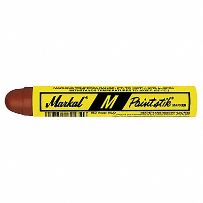 MARKAL 81922 Paint Marker 11/16 in Red PK12