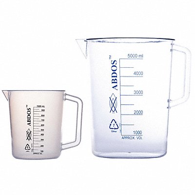 GRAINGER P50908 Beaker 10 L 330 mm H 255 mm Dia