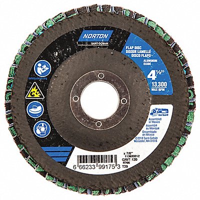 NORTON 66623399175 Fiber Disc 4 1/2 in Dia 7/8in Arbor