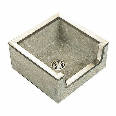 FIAT PRODUCTS TSB3002501 Sq Mop Basin Drop Front 36x36 SS Trim