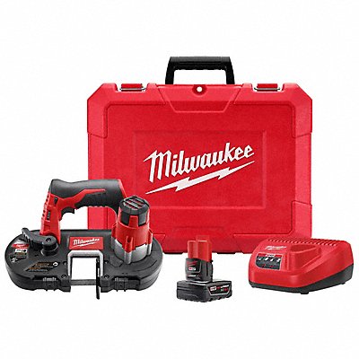 MILWAUKEE 242921XC Portable Band Saw Kit 27 Blade L 12VDC