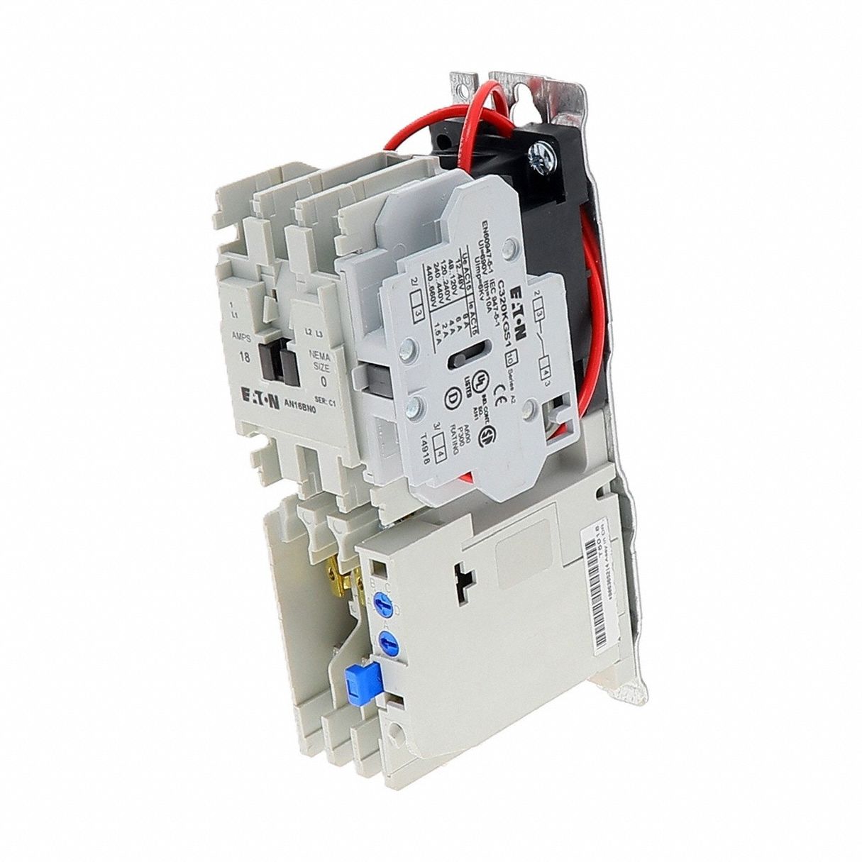 EATON CUTLER HAMMER AN16BN0AC IEC Magnetic Motor Starter 4.38 W