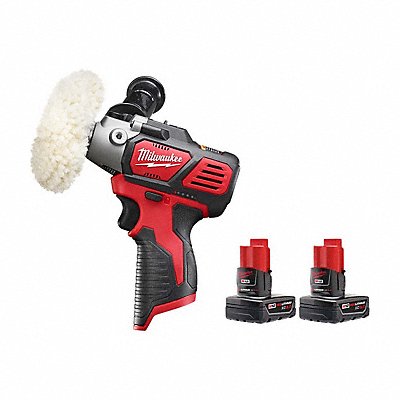 MILWAUKEE 24382048112412 M12 Polisher/Sander + M12 Battery 2PK