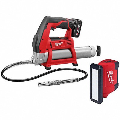 MILWAUKEE 244621XC236720 M12 Grease Gun Kit + M12 Flood Light