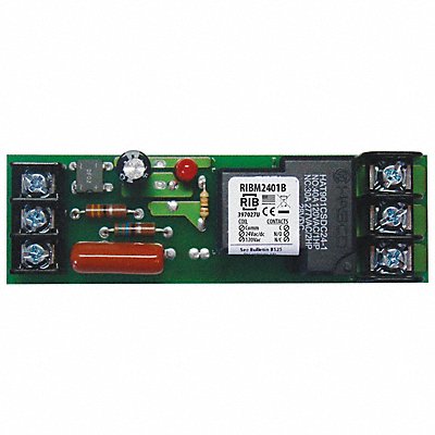 FUNCTIONAL DEVICES INC / RIB RIBM2401B Track Mnt Relay 20A SPDT 24VAC/DC 120VAC