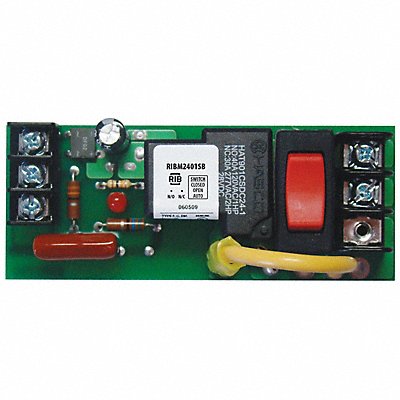 FUNCTIONAL DEVICES INC / RIB RIBM2401SB Track Mnt Rly 20A SPDT 24VAC/DC 120VAC