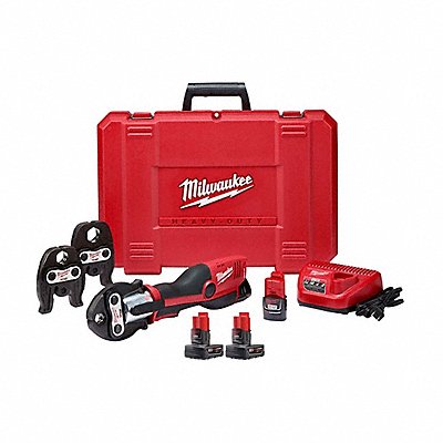MILWAUKEE 24732248112412 M12 PRESS TOOL KIT + M12 3.0 2PK BATTERY