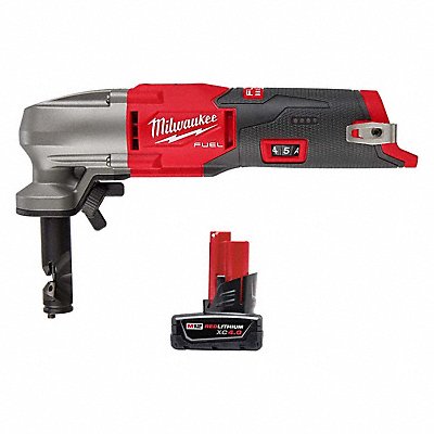 MILWAUKEE 24762000000000 Nibbler and Battery 12V DC 4.0Ah Battery