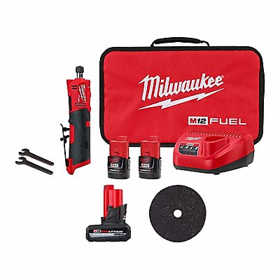 MILWAUKEE 2.48622481124504E+21 Grinder Kit Battery and Wheel