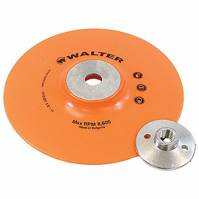 WALTER SURFACE TECHNOLOGIES 15D027 Backing Pads 7 X 5/8-11