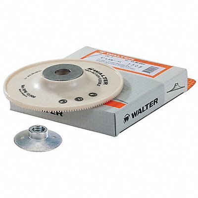 WALTER SURFACE TECHNOLOGIES 15M055 Turbo Backing Pad 5 X 5/8 -11 White