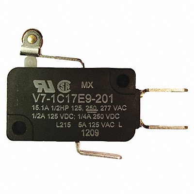 HONEYWELL V71C17E9201 Mini Snap Action Switch Roller Lever 1NO/1NC