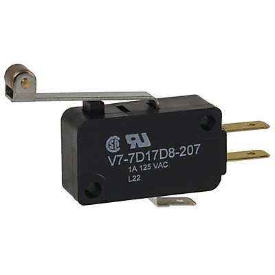 HONEYWELL V77D17D8207 Mini Snap Action Switch Roller Lever 1NO/1NC