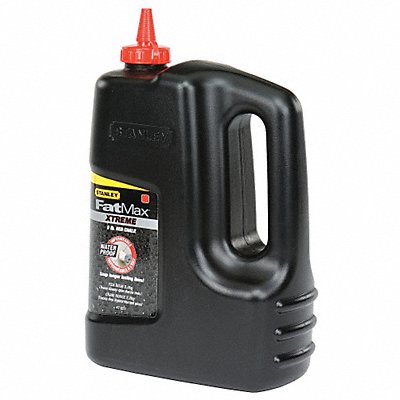 STANLEY 47827 Marking Chalk Refill Waterproof Red 5 lb