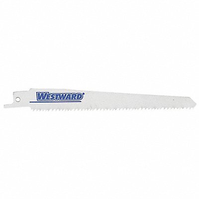 WESTWARD 24A579 Reciprocating Saw Blade TPI 8/12 PK5