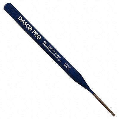 DASCO PRO 581 Pin Punch 3/32 x 5-1/2 In Carbon Steel