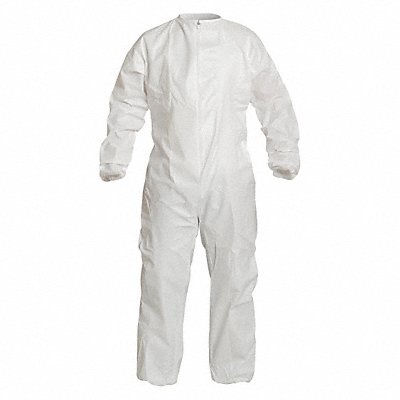 DUPONT PC143SWHMD00250B Coveralls M Wht Composite Lam PK25