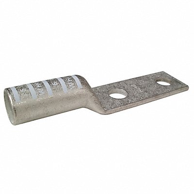 GRAINGER 24C412 Two Hole Lug Compression Connector Long White 66
