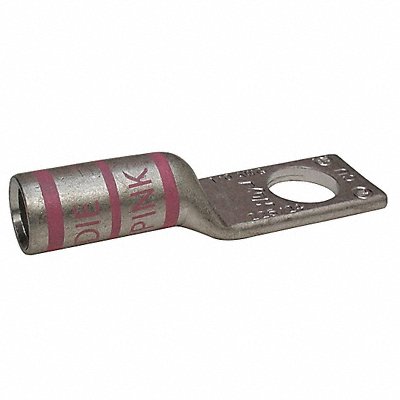 GRAINGER 24D001 One Hole Lug Compression Connector Long Pink 42