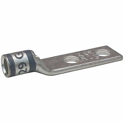 GRAINGER 24D015 Two Hole Lug Compression Connector Short Grey 29