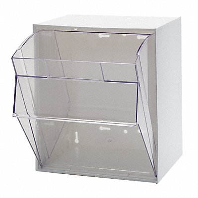 QUANTUM STORAGE SYSTEMS QTB301WT G4993 Tip-Out Bin White Unfinished 13 7/8 in