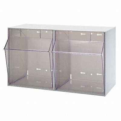 QUANTUM STORAGE SYSTEMS QTB302WT G4994 Tip-Out Bin White Unfinished 13 7/8 in