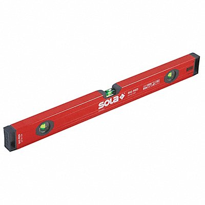 SOLA LSB24 Box Level Aluminum 24 In Red