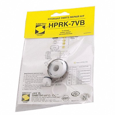 JAY R. SMITH MFG. CO HPRK7VB Hydrant Parts Repair Kit Vacuum Breaker