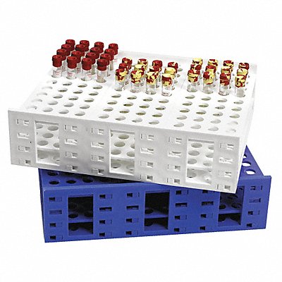 HEATHROW SCIENTIFIC HS120114 Test Tube Rack Polypropylene White