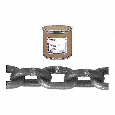 CAMPBELL T0120330 3/16In Grade 30 Coil Chain Galv 500Ft