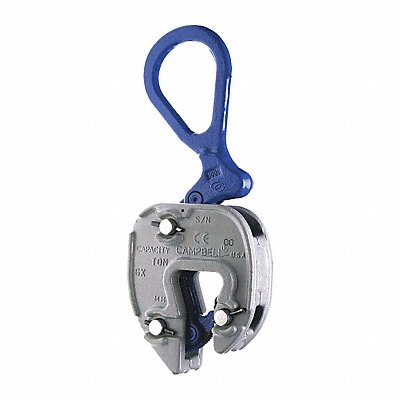 CAMPBELL 6423923 Gx Plate Clamp 3/4In 13/8In Grip 1 Ton