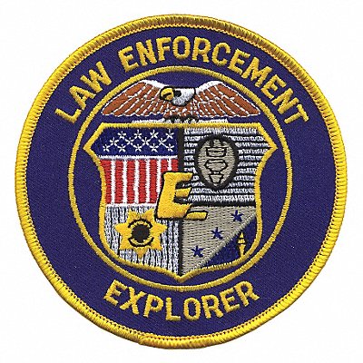 HEROS PRIDE 5283 Embroidered Patch Law Enforcement Explorer