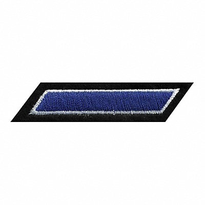 HEROS PRIDE 5380 Embroidered Patch Hashmark Ryl/Wht/Black Flt