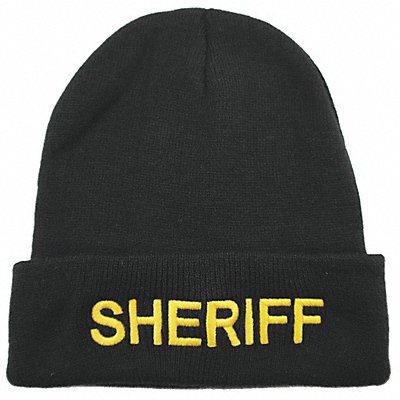 HEROS PRIDE 6877 Sheriff Watch Cap Beanie Black Universal