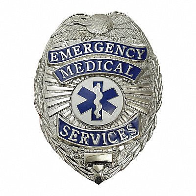 HEROS PRIDE 4183N Metal Badge Emergency Medical Services