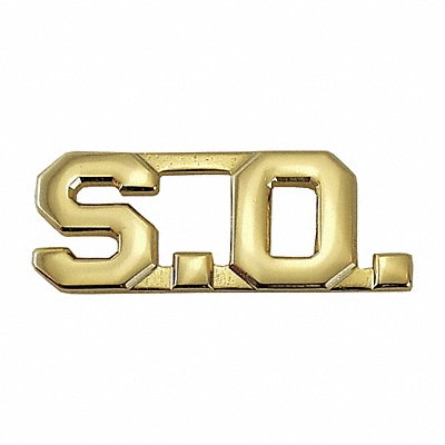 HEROS PRIDE 4321G Metal Rank Insignia S.O. Gold PR