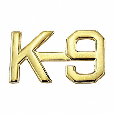 HEROS PRIDE 4331G Metal Rank Insignia K-9 Gold PR
