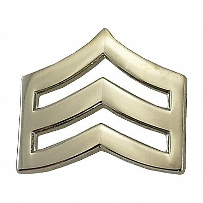HEROS PRIDE 4407MN Metal Rank Insignia SGT. Chevron Nckl PR