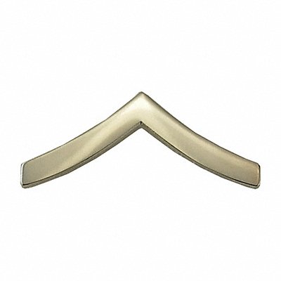 HEROS PRIDE 4419RN Metal Rank Insignia PVT. Chevron Nckl PR