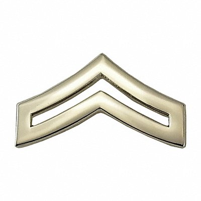HEROS PRIDE 4420RN Metal Rank Insignia CPL. Chevron Nckl PR