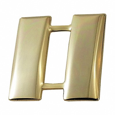 HEROS PRIDE 4426PG Metal RnkInsignia Capt. Bars - Smooth PR