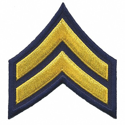 HEROS PRIDE 5410C Embroidered Patch CPL Med Gold/Navy Blue PR