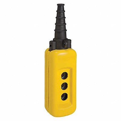 SCHNEIDER ELECTRIC XACA03H7 Pendant Enclosure 30mm 3 Holes Yellow