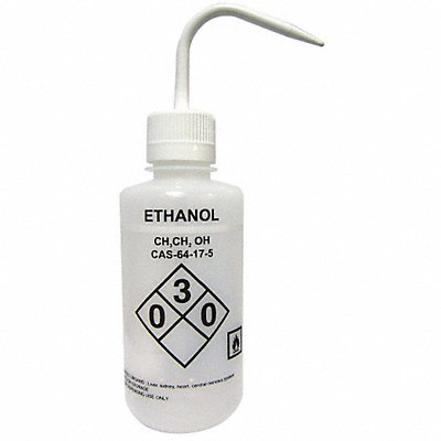 LAB SAFETY SUPPLY 24J882 Wash Bottle 1 L 93.2 mm Dia PK4