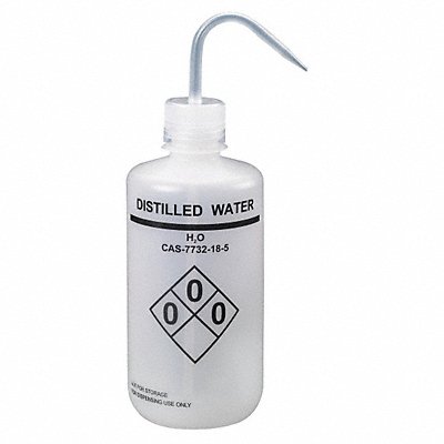 LAB SAFETY SUPPLY 24J893 Wash Bottle 1 L 93.2 mm Dia PK4