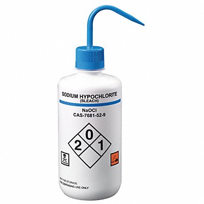 LAB SAFETY SUPPLY 24J897 Wash Bottle 1 L 93.2 mm Dia PK4