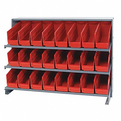 QUANTUM STORAGE SYSTEMS QPRHA201RD G7012 Bench Pick Rack 12x27x36in Red