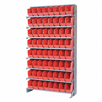 QUANTUM STORAGE SYSTEMS QPRS201RD G7016 Pick Rack 12inx64inx36in Red